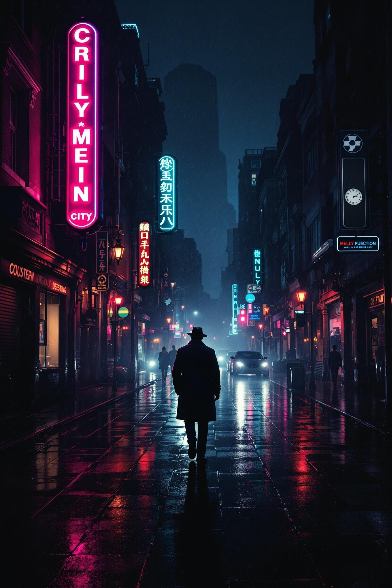 福利社影院热播推荐电影《都市夜行》高清海报，悬疑犯罪力作