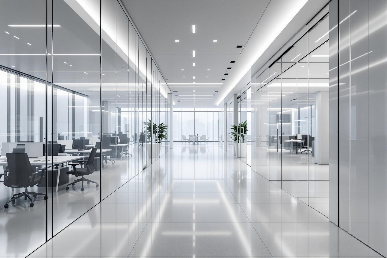 福利社影院CEO专访现代化办公室场景
